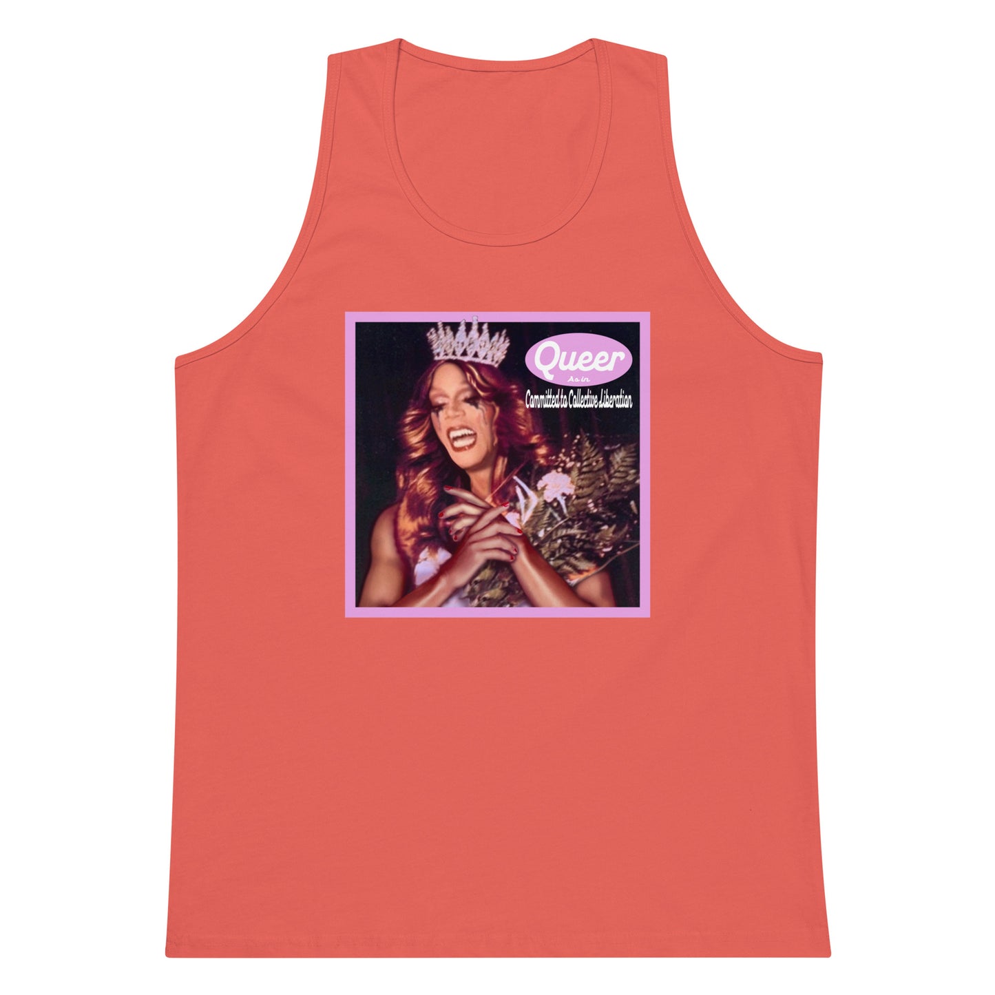 Queer As in Committed to Collective Liberation tank top