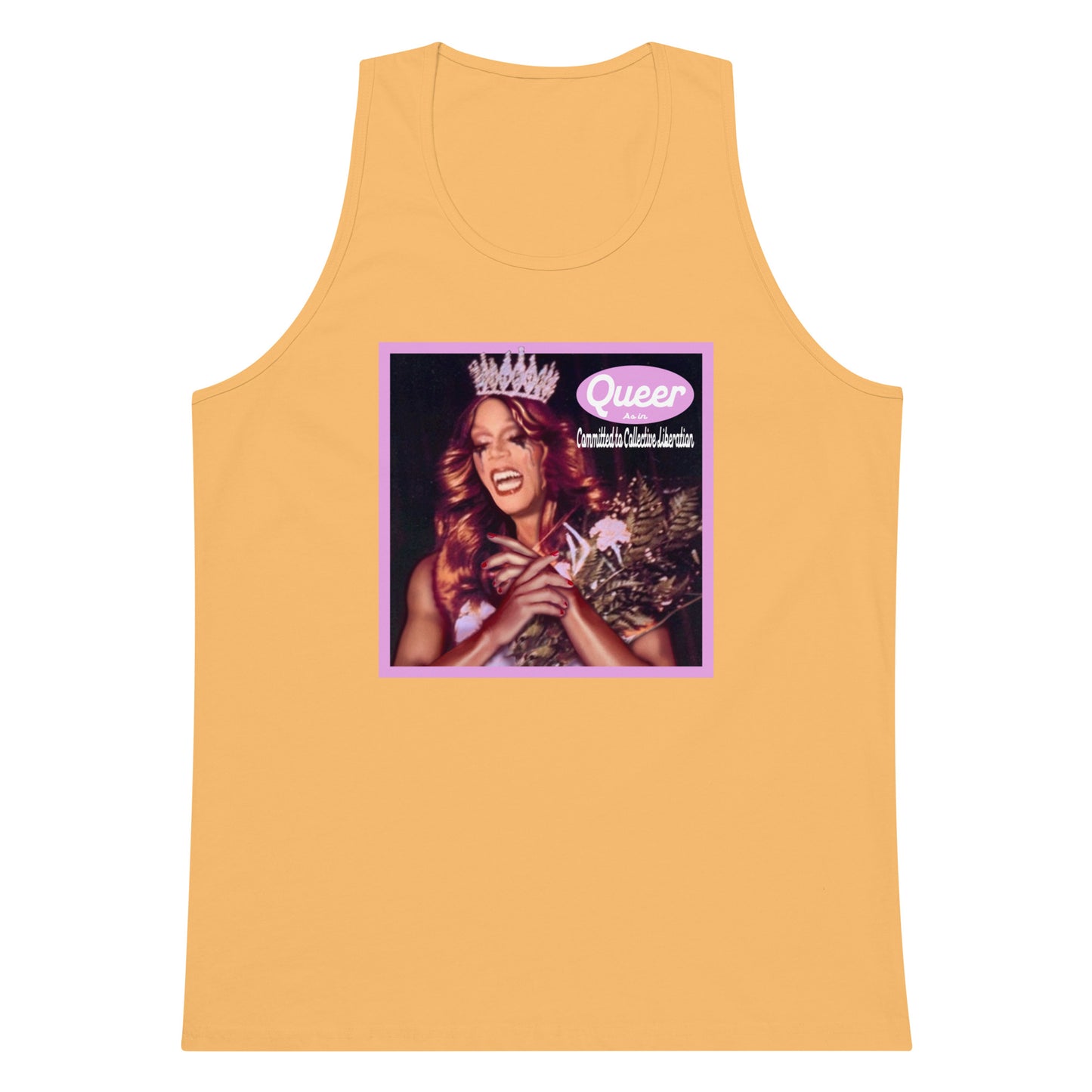 Queer As in Committed to Collective Liberation tank top