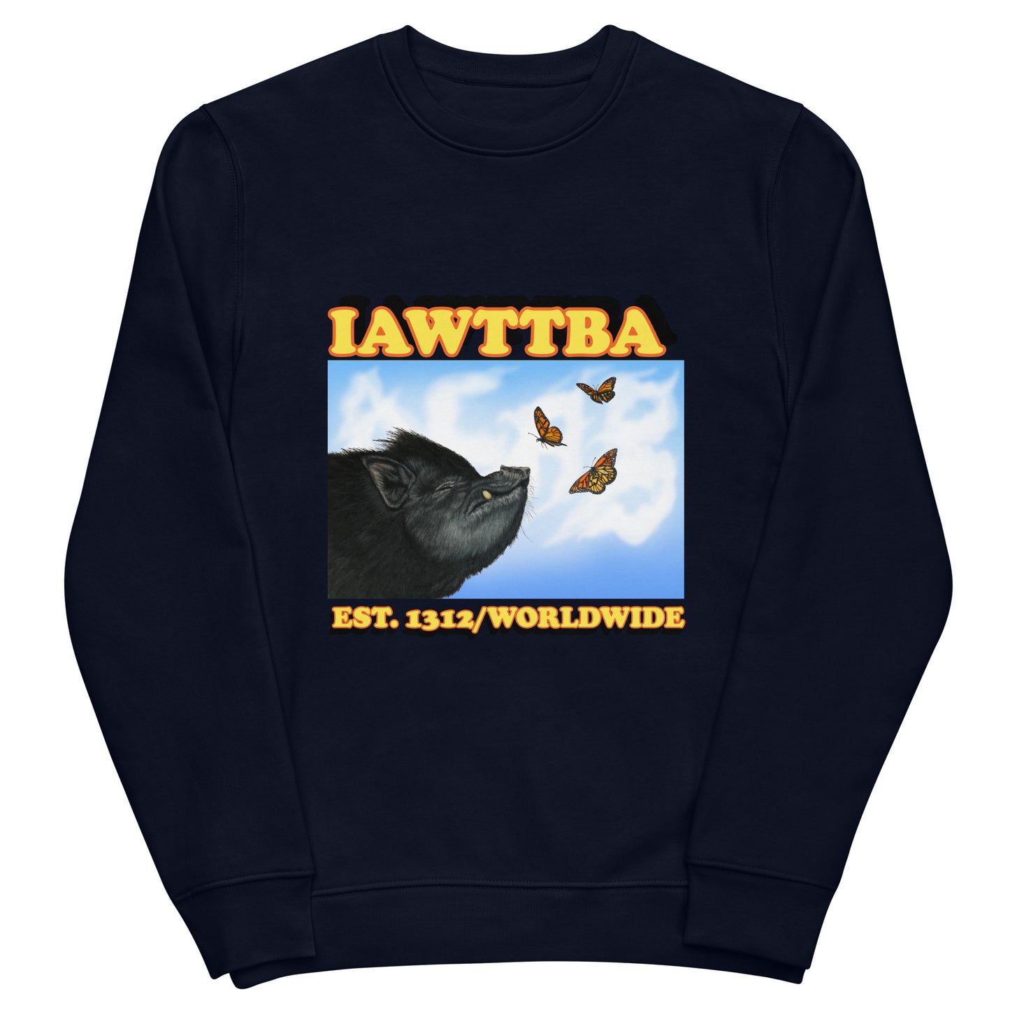 Subliminal Pig Unisex eco sweatshirt