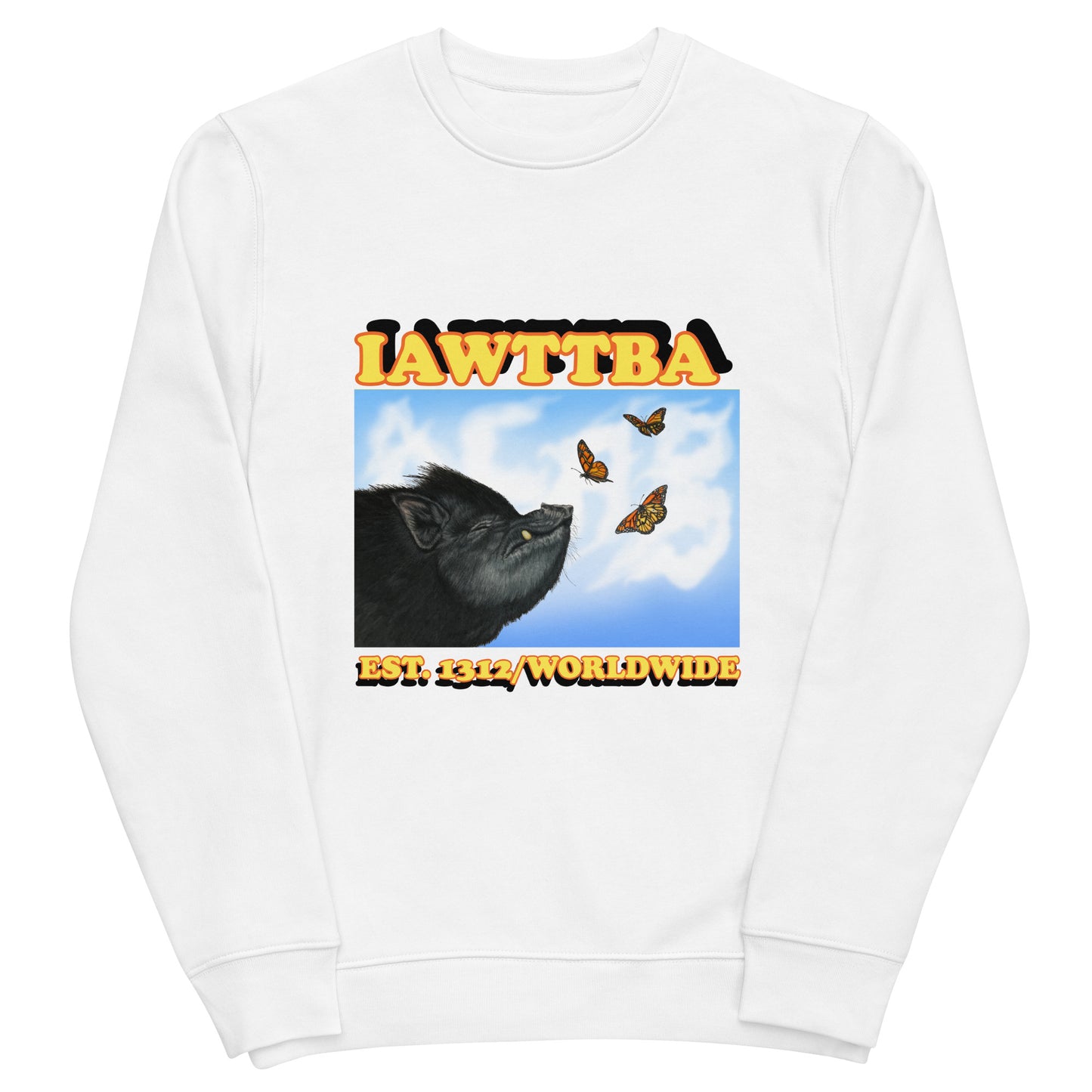 Subliminal Pig Unisex eco sweatshirt