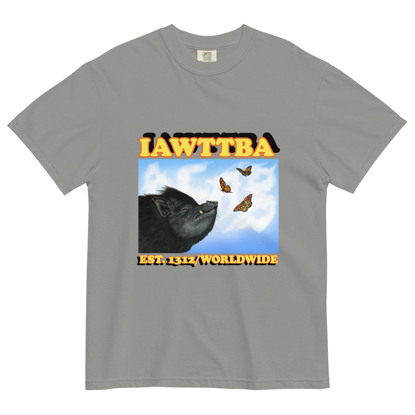 Subliminal Pig Unisex garment-dyed heavyweight t-shirt