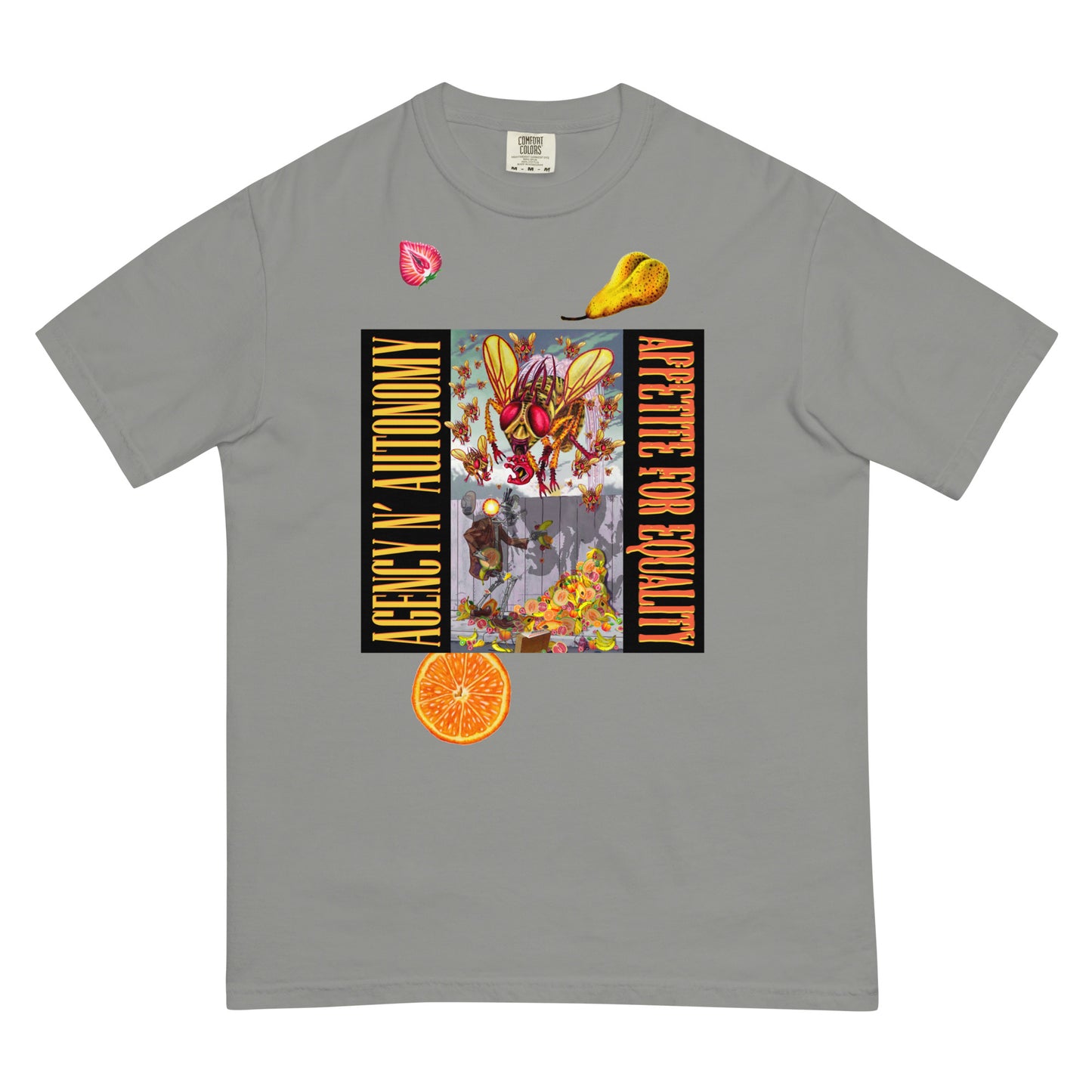 Agency N' Autonomy Appetite For Equality Unisex garment-dyed heavyweight t-shirt
