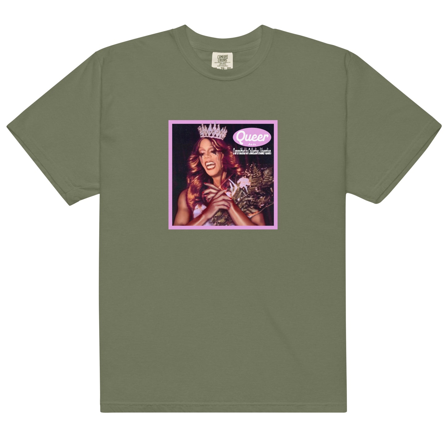 Queer As in Committed to Collective Liberation t-shirt