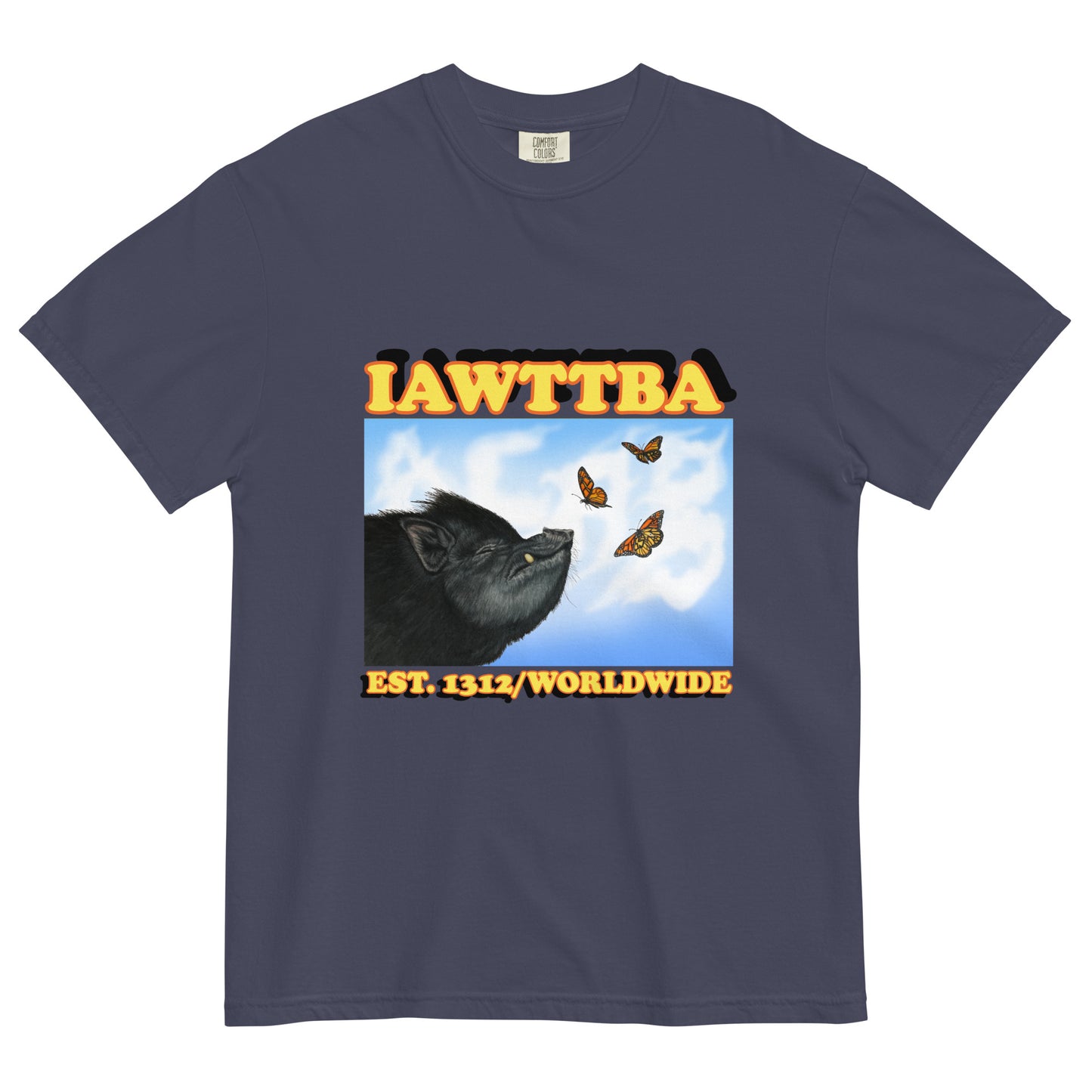 Subliminal Pig Unisex garment-dyed heavyweight t-shirt