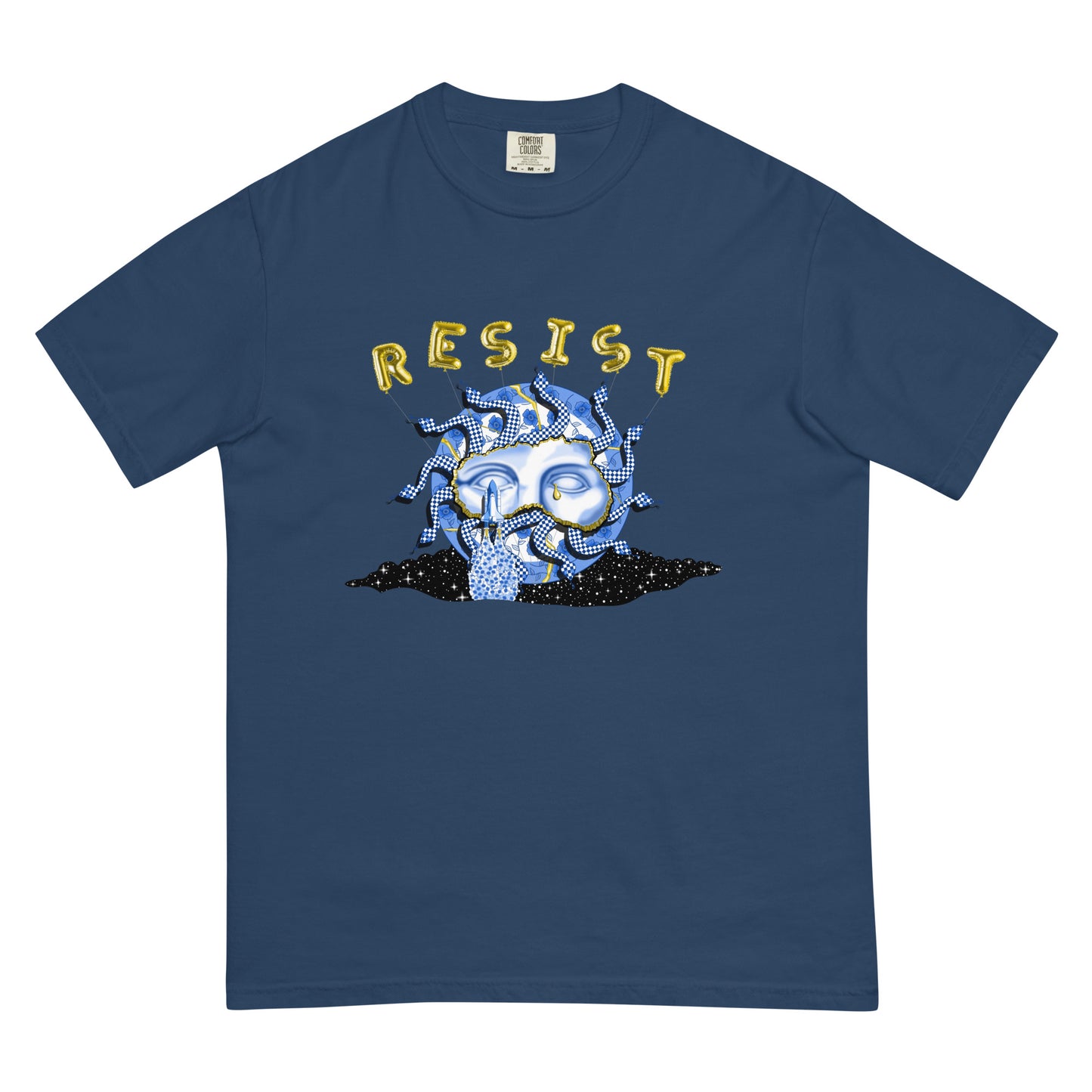 Kintsugi Unisex garment-dyed heavyweight t-shirt