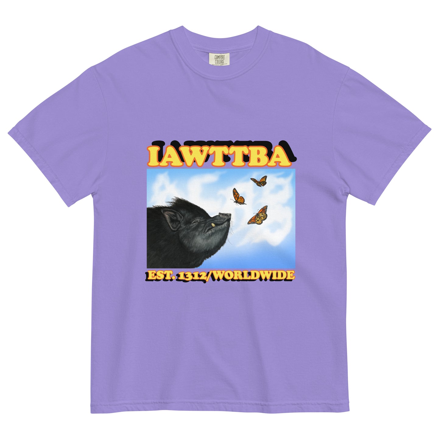 Subliminal Pig Unisex garment-dyed heavyweight t-shirt