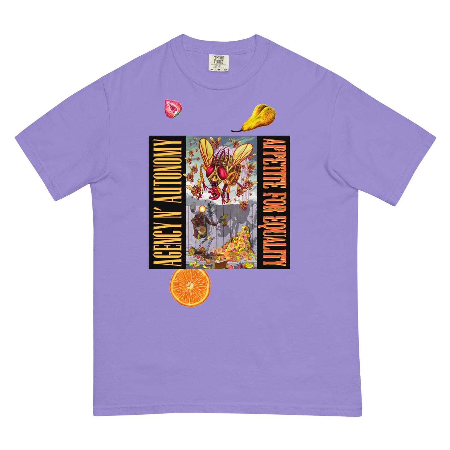 Agency N' Autonomy Appetite For Equality Unisex garment-dyed heavyweight t-shirt