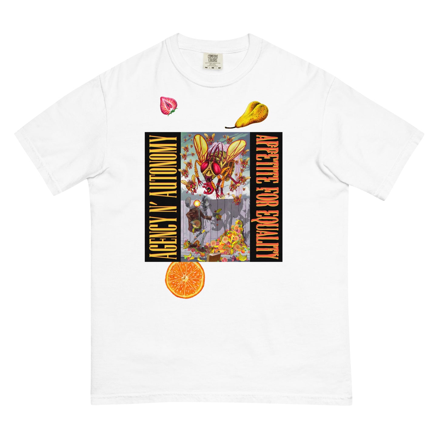 Agency N' Autonomy Appetite For Equality Unisex garment-dyed heavyweight t-shirt