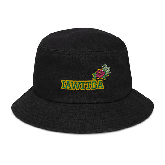 IAWTTBA Varsity Denim bucket hat