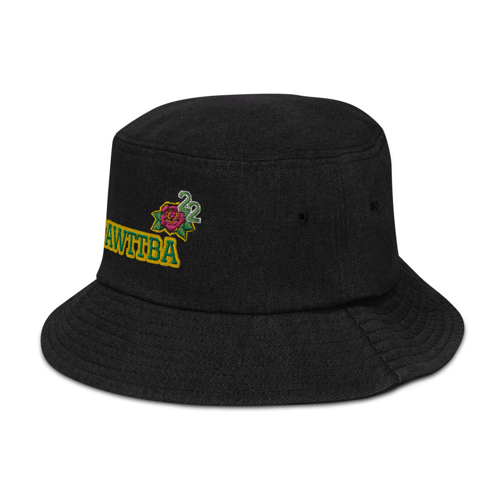 IAWTTBA Varsity Denim bucket hat
