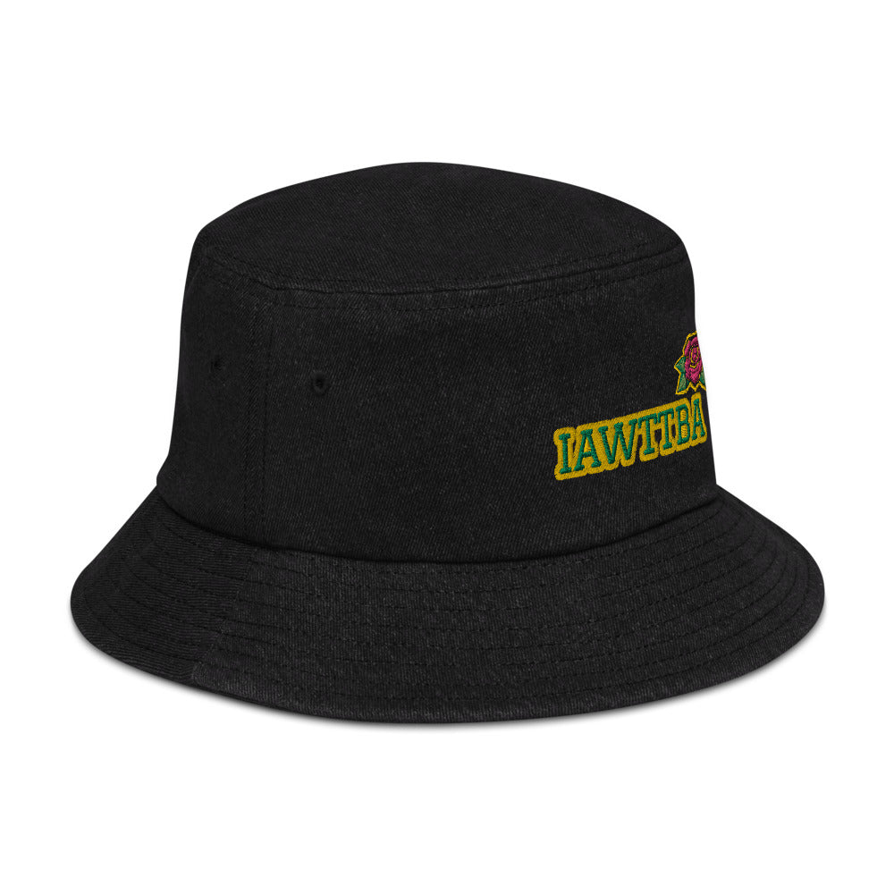 IAWTTBA Varsity Denim bucket hat