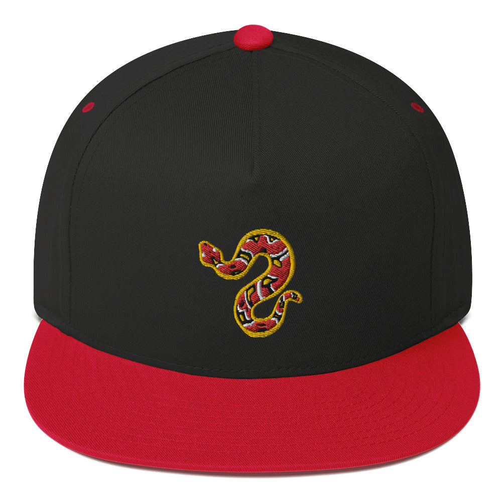 IAWTTBA Snake Logo Flat Bill Cap
