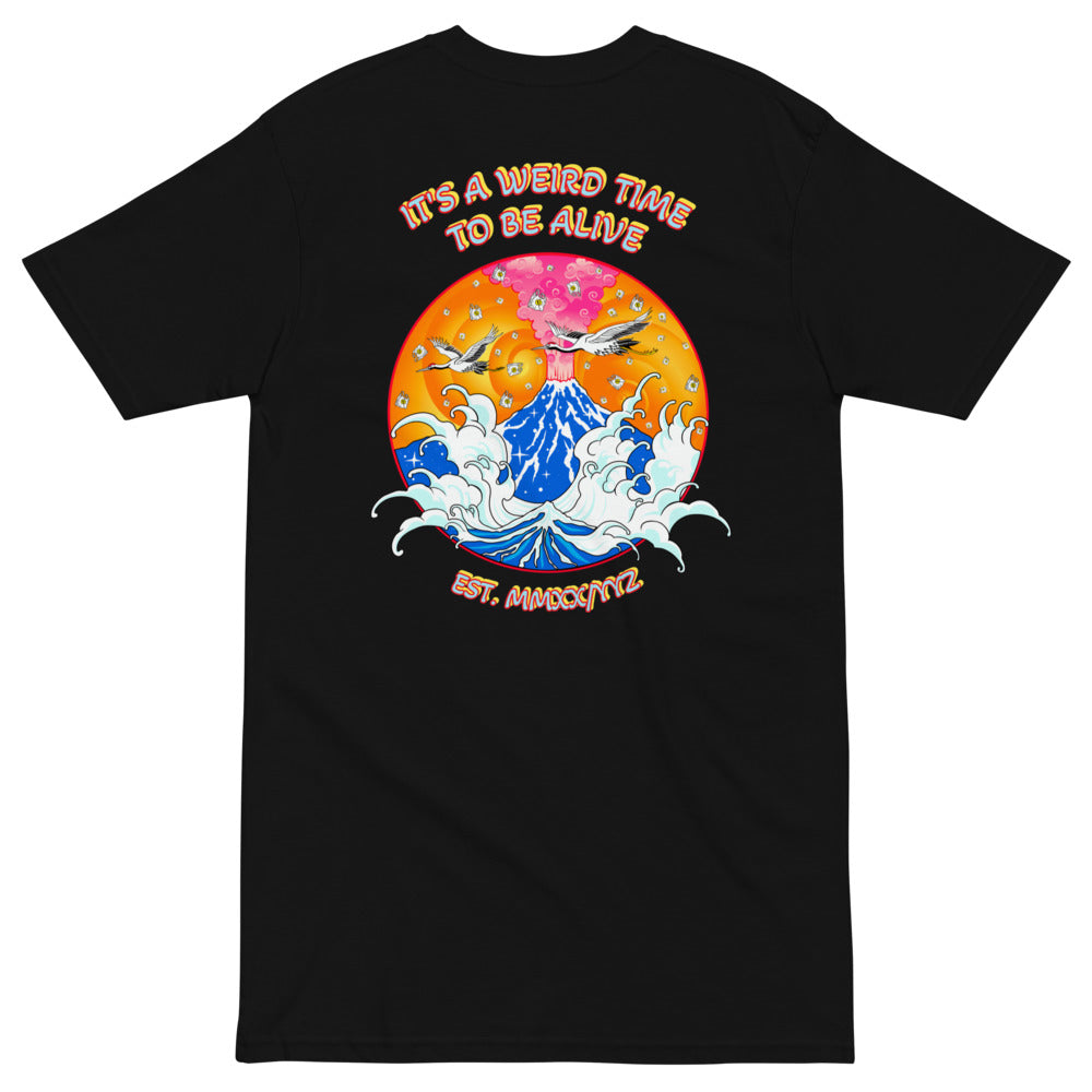 IAWTTBA Japanese Inspired Cranes premium heavyweight tee