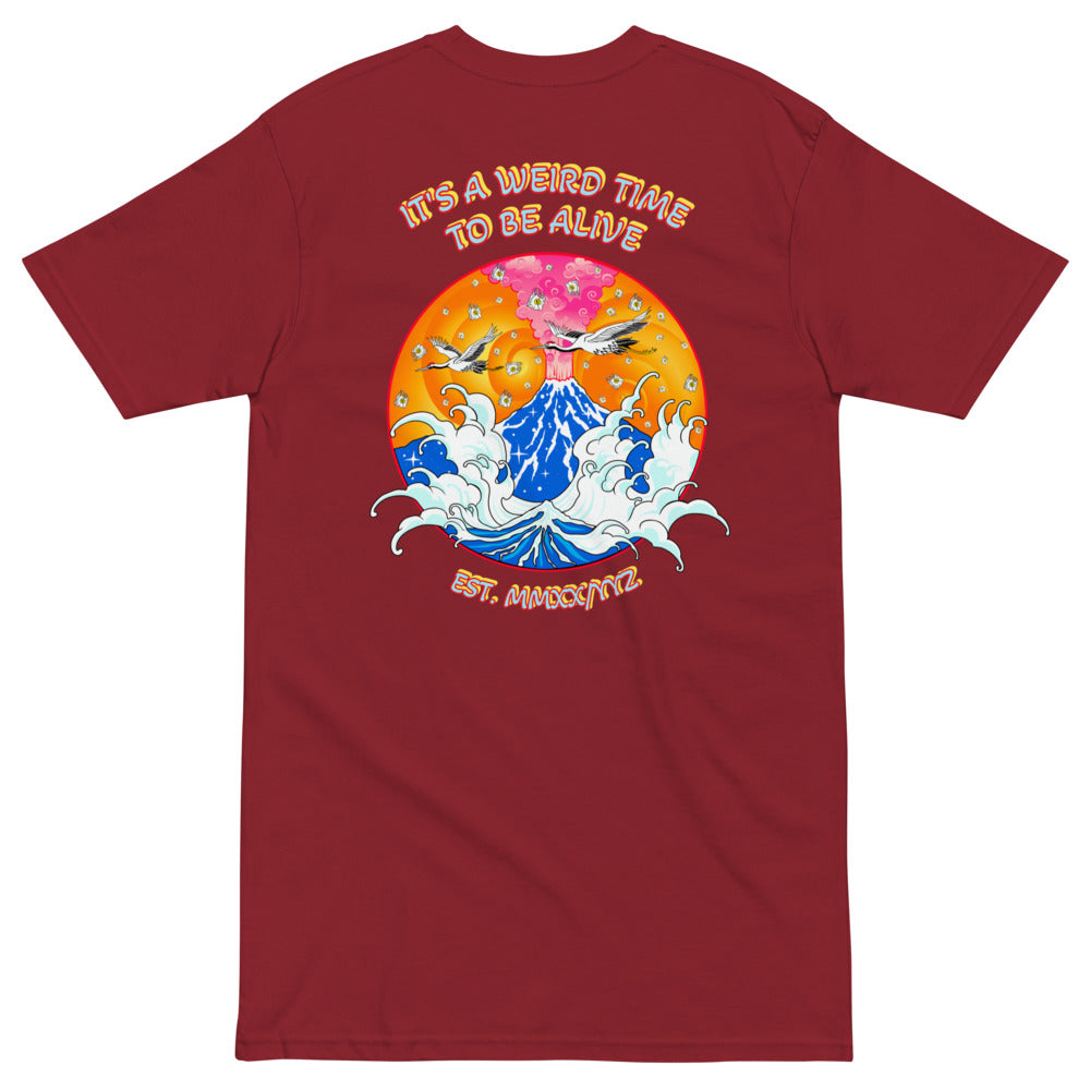 IAWTTBA Japanese Inspired Cranes premium heavyweight tee