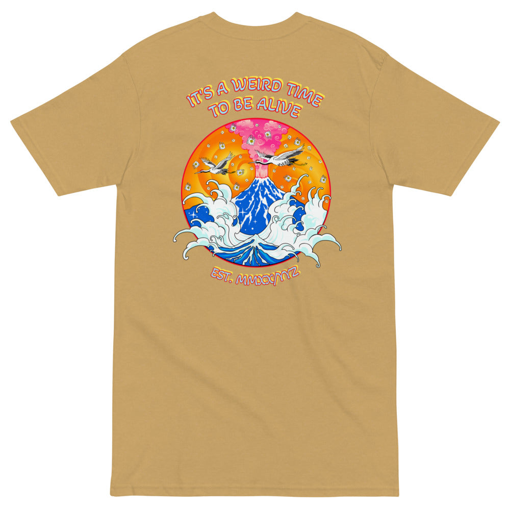 IAWTTBA Japanese Inspired Cranes premium heavyweight tee