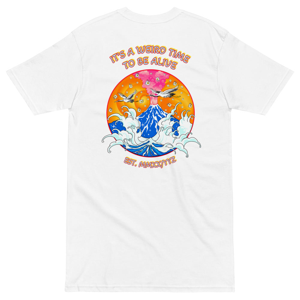 IAWTTBA Japanese Inspired Cranes premium heavyweight tee