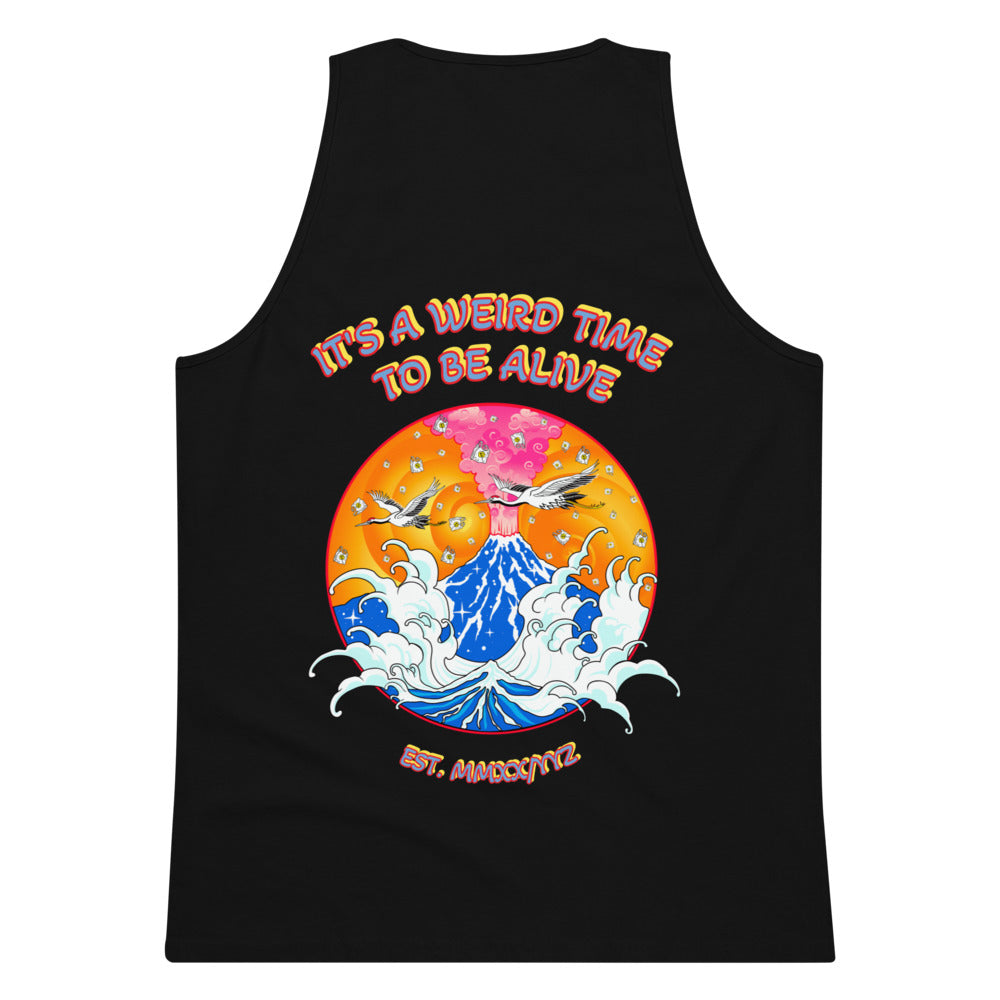 IAWTTBA Japanese Inspired Cranes tank top