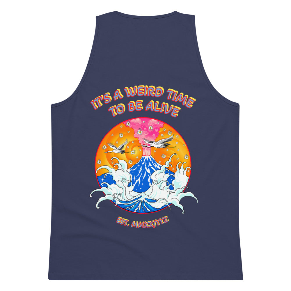 IAWTTBA Japanese Inspired Cranes tank top