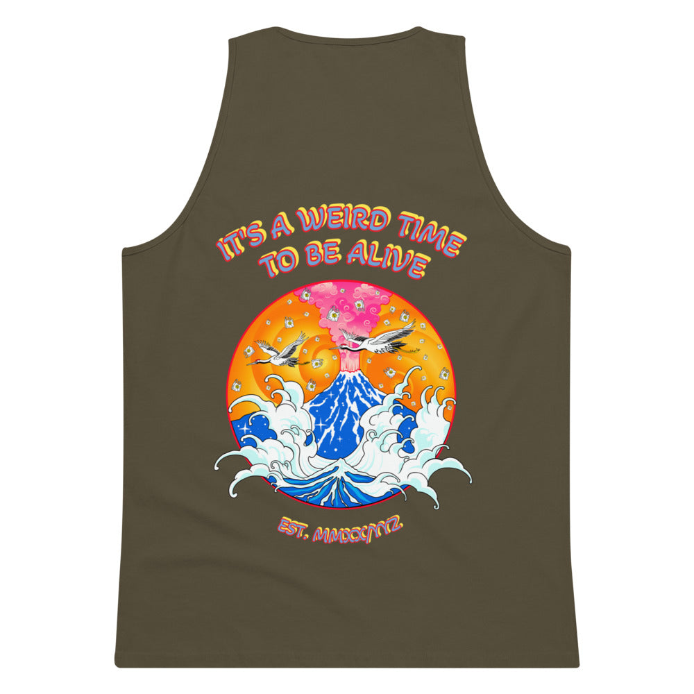 IAWTTBA Japanese Inspired Cranes tank top