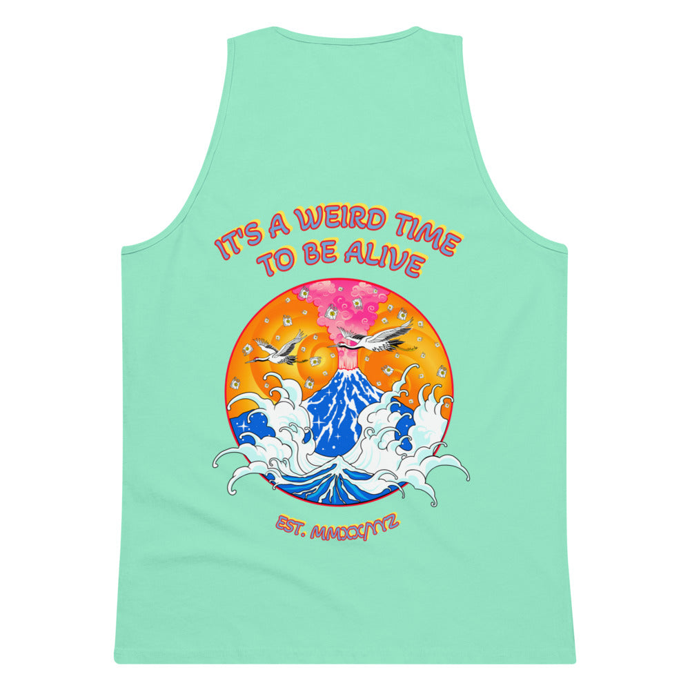 IAWTTBA Japanese Inspired Cranes tank top