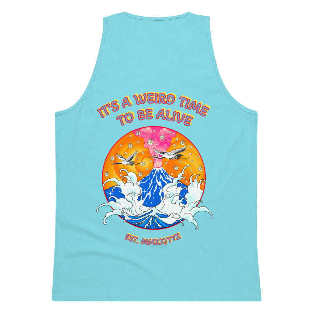 IAWTTBA Japanese Inspired Cranes tank top