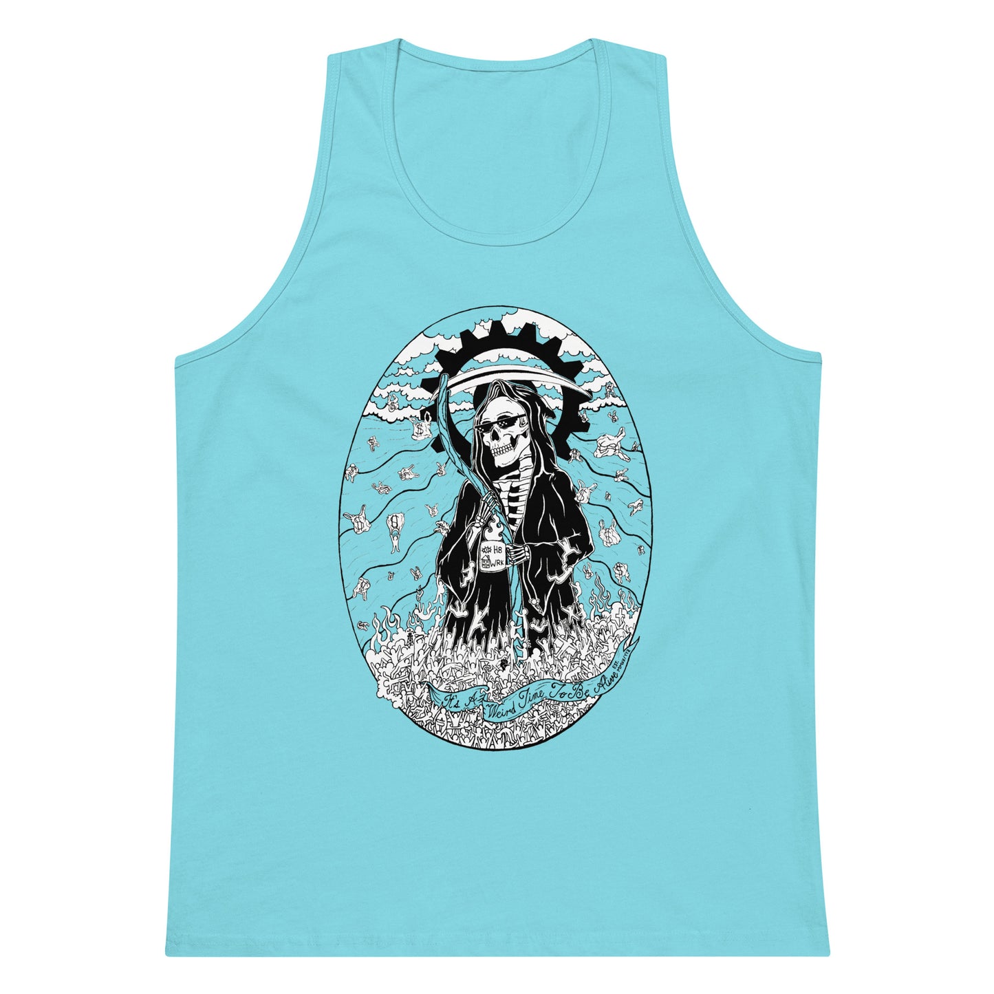 End Stage Capitalism premium tank top