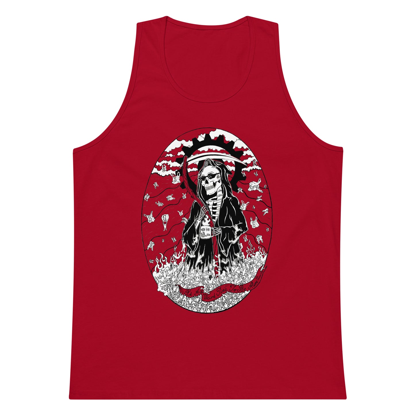 End Stage Capitalism premium tank top