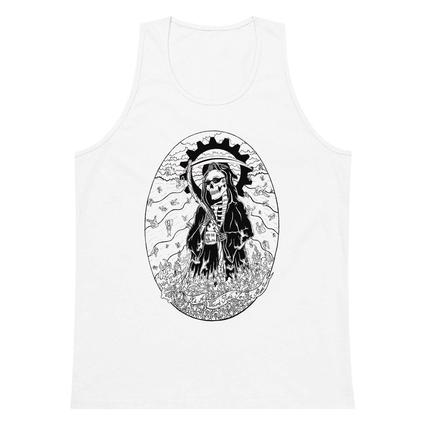 End Stage Capitalism premium tank top