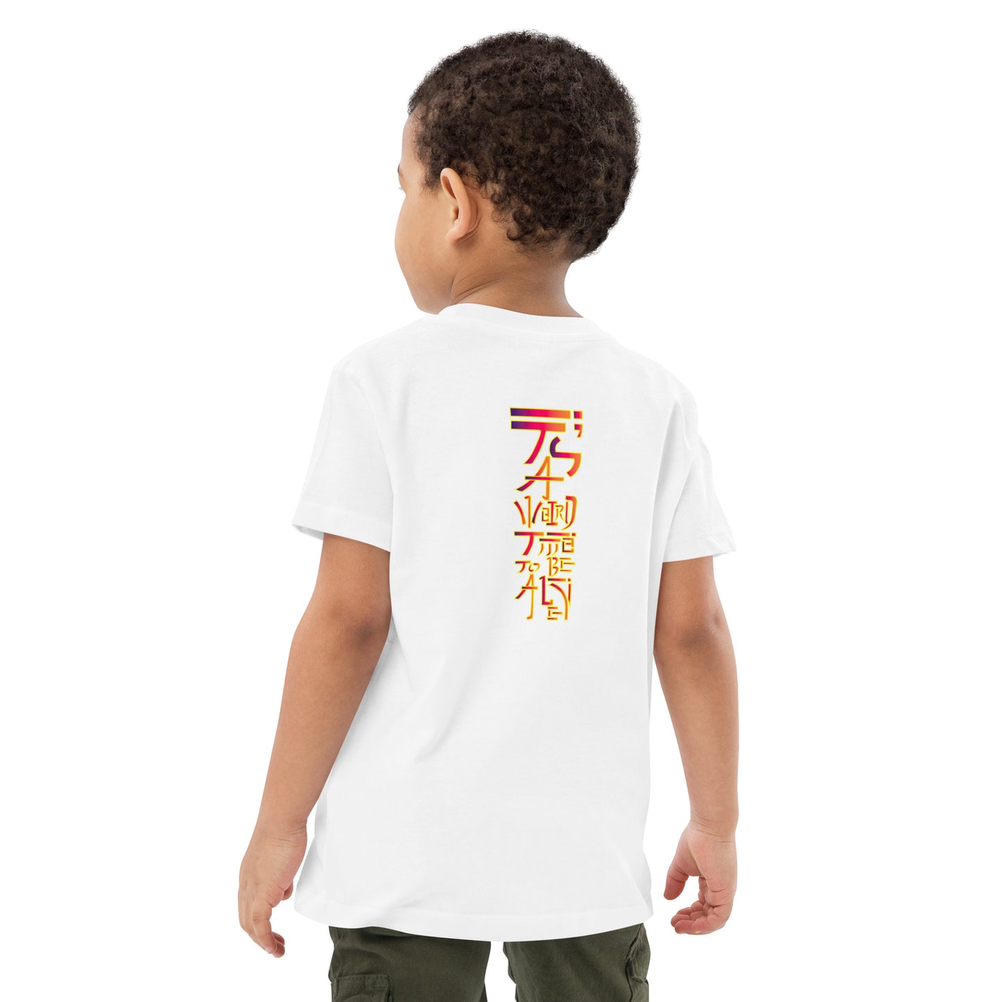 IAWTTBA Kid's Electric Tiger Organic cotton kids t-shirt