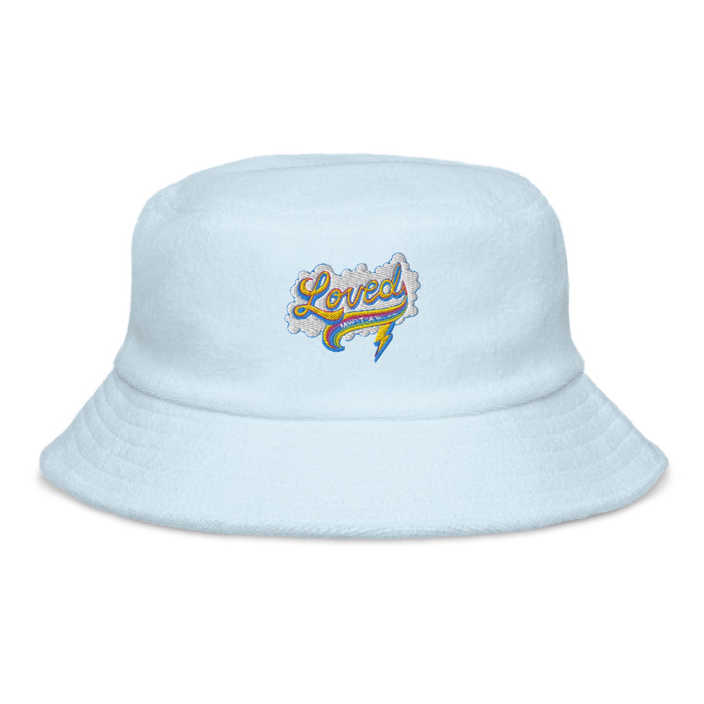 Pride Loved Terry cloth bucket hat