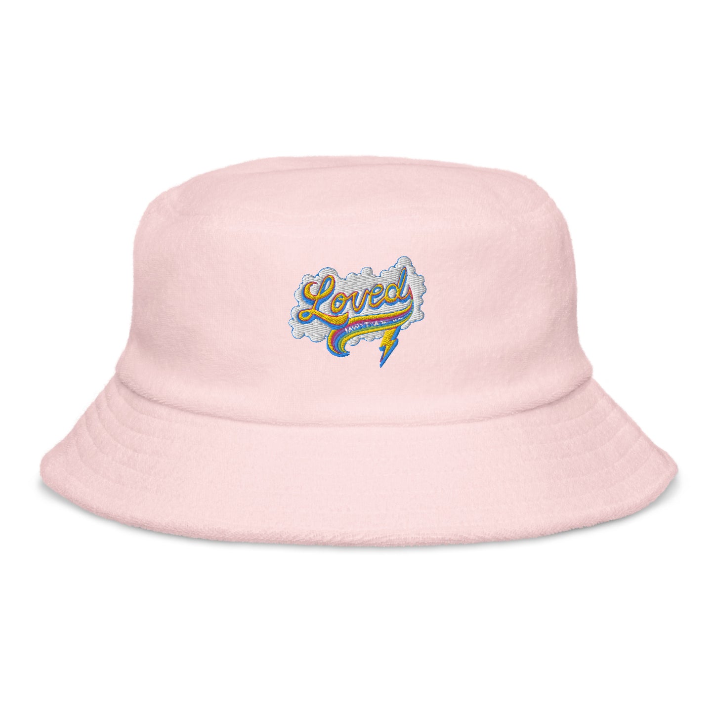 Pride Loved Terry cloth bucket hat