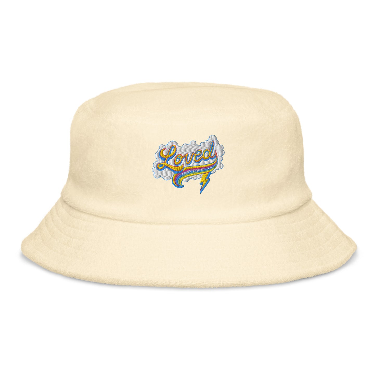 Pride Loved Terry cloth bucket hat