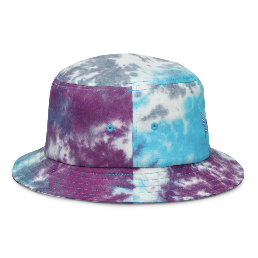 IAWTTBA LOVED Lightning Tie-dye bucket hat