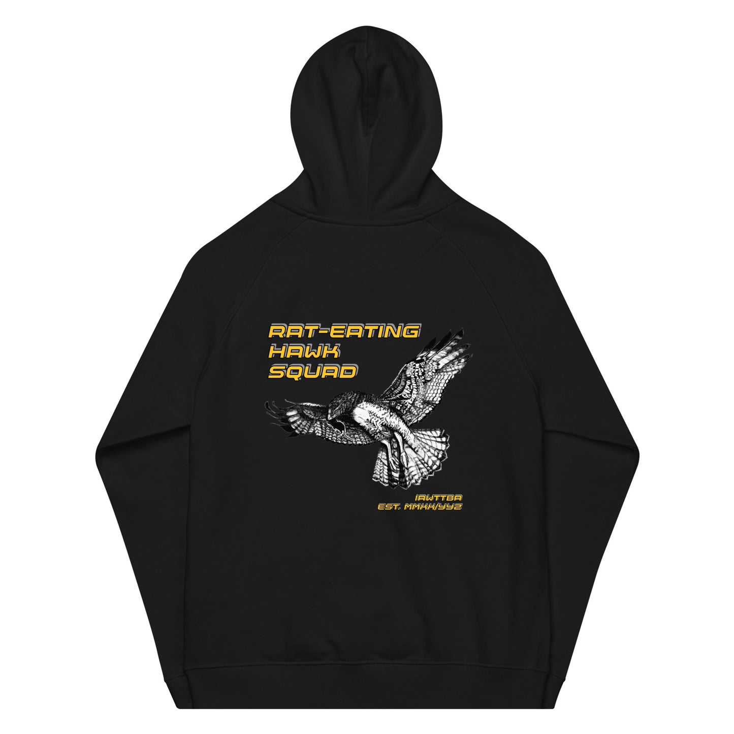 IAWTTBA R.E.H.S. Unisex eco raglan hoodie