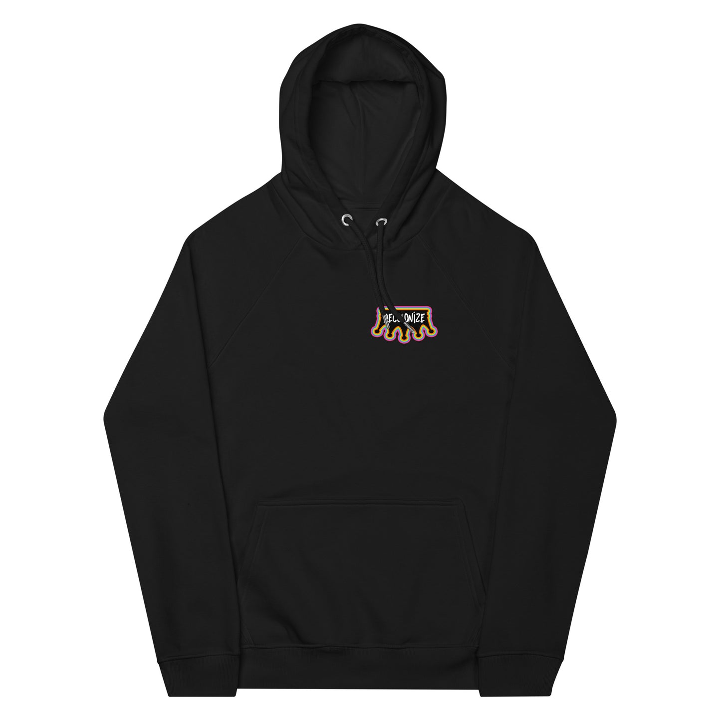 DECOLONIZE Unisex eco raglan hoodie