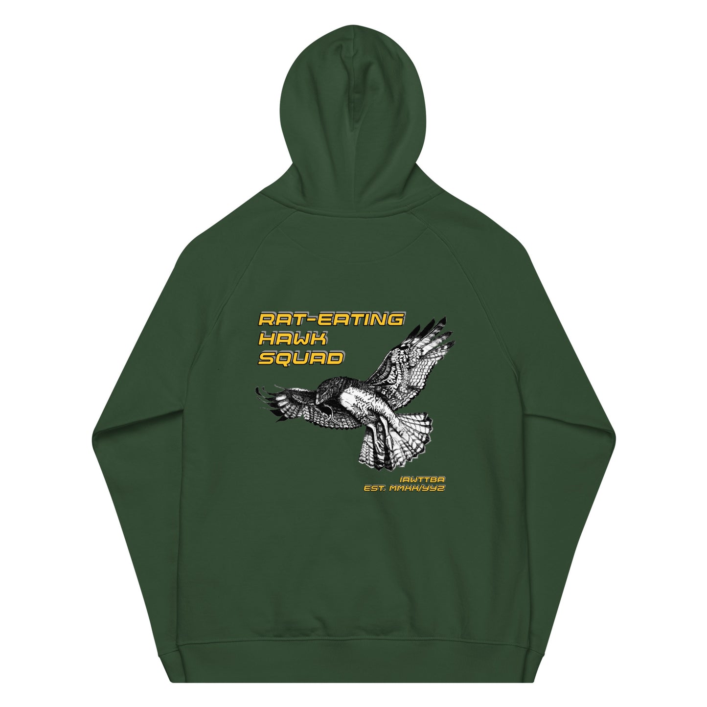 IAWTTBA R.E.H.S. Unisex eco raglan hoodie