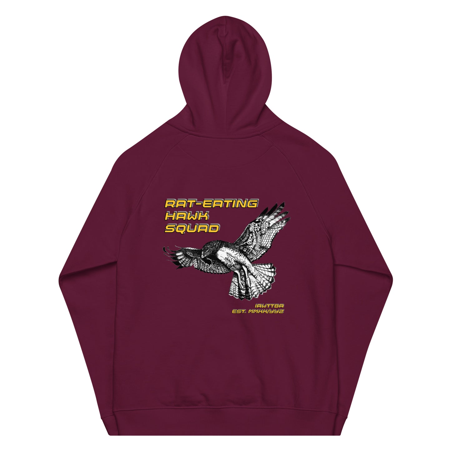 IAWTTBA R.E.H.S. Unisex eco raglan hoodie