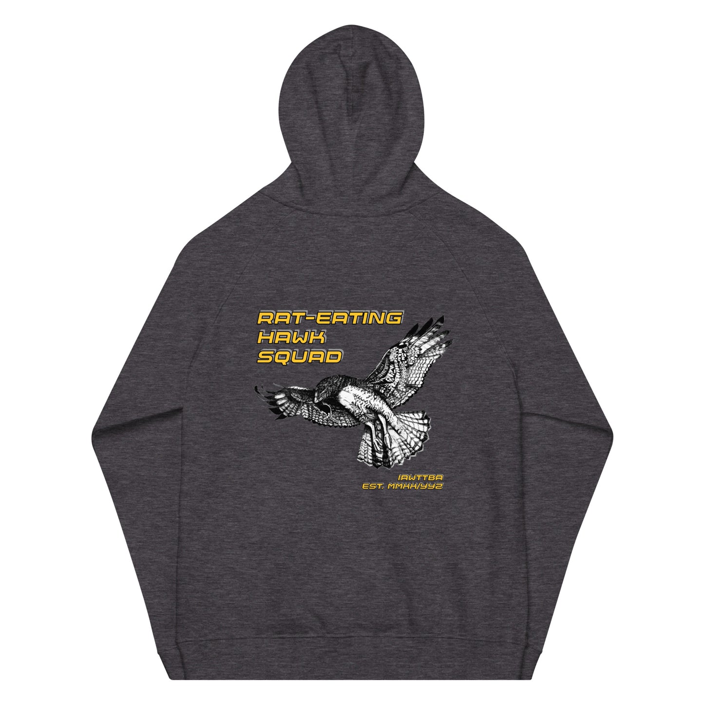 IAWTTBA R.E.H.S. Unisex eco raglan hoodie