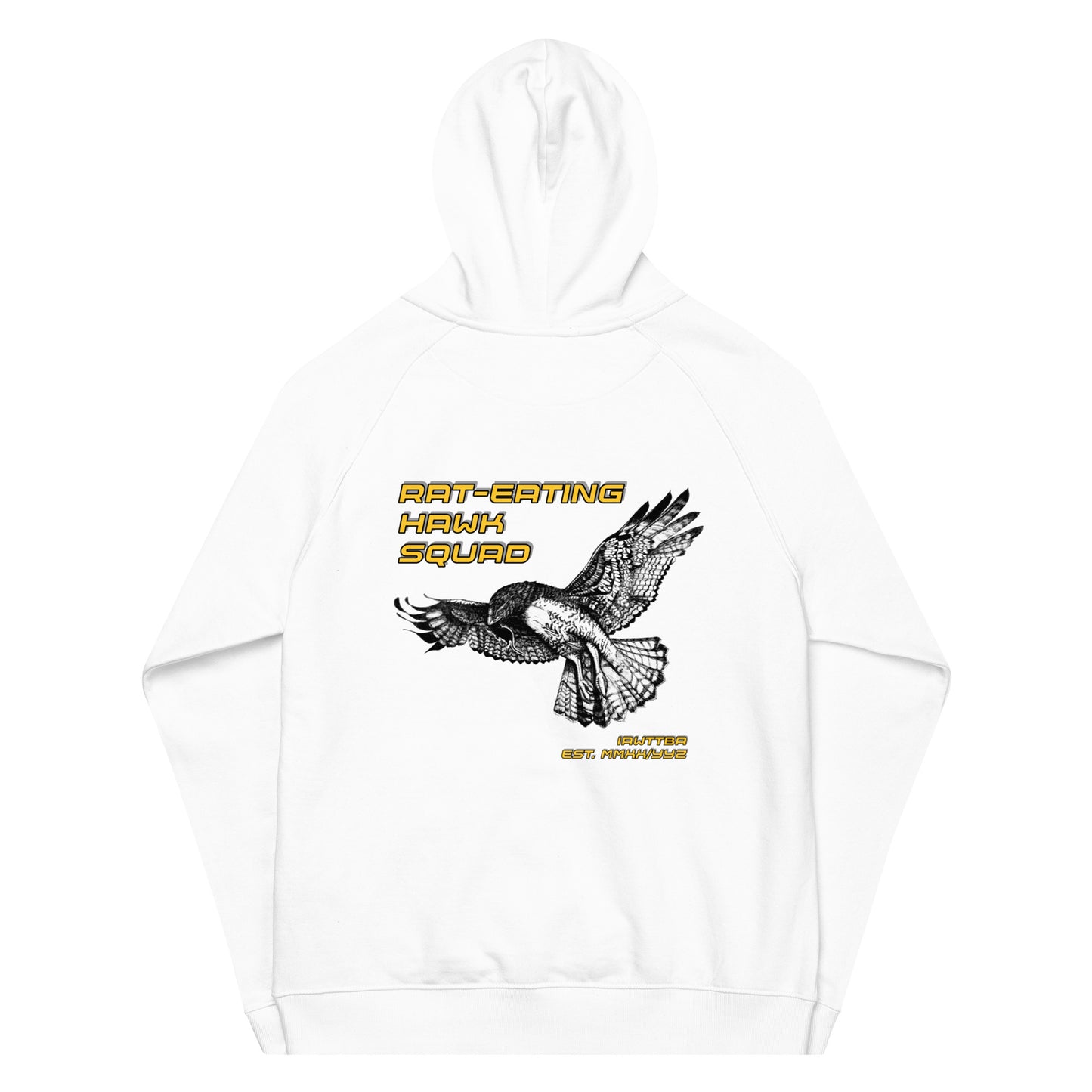 IAWTTBA R.E.H.S. Unisex eco raglan hoodie