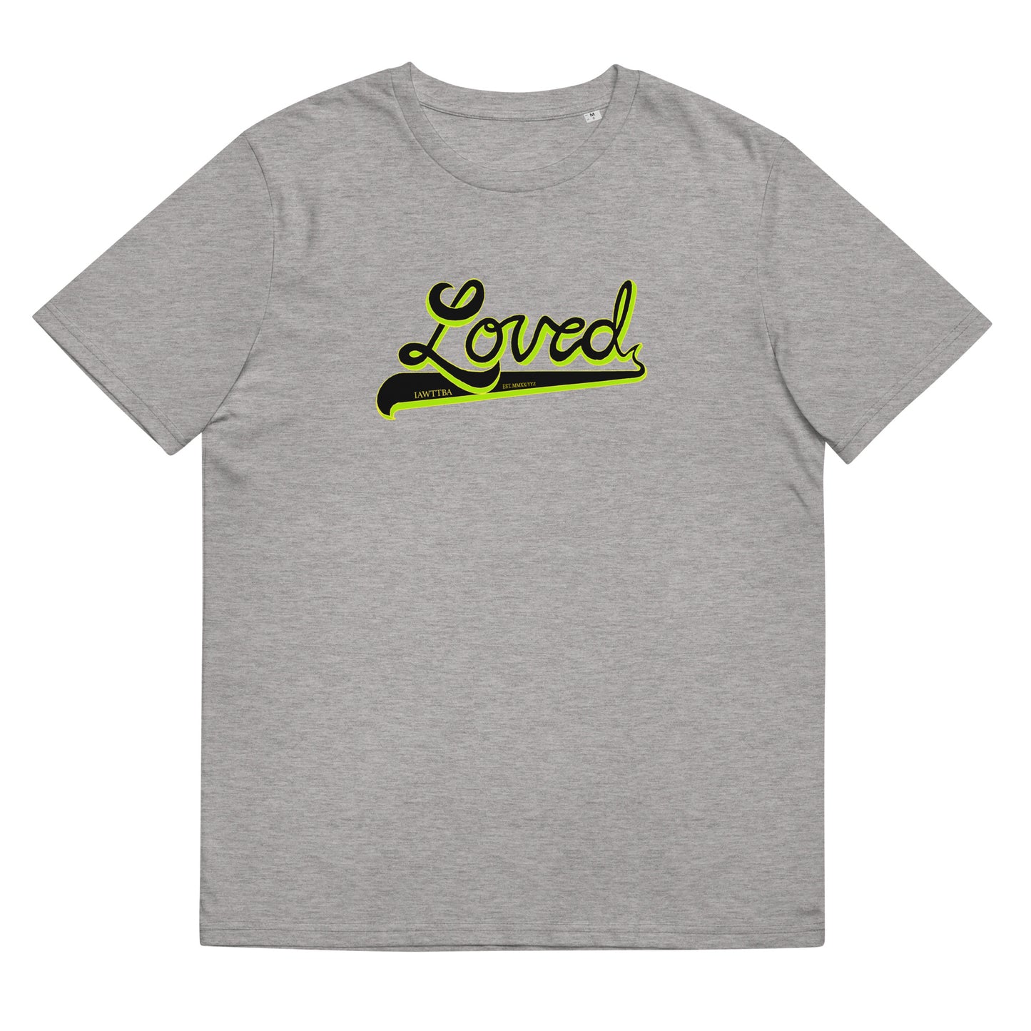IAWTTBA Varsity Baseball organic cotton t-shirt