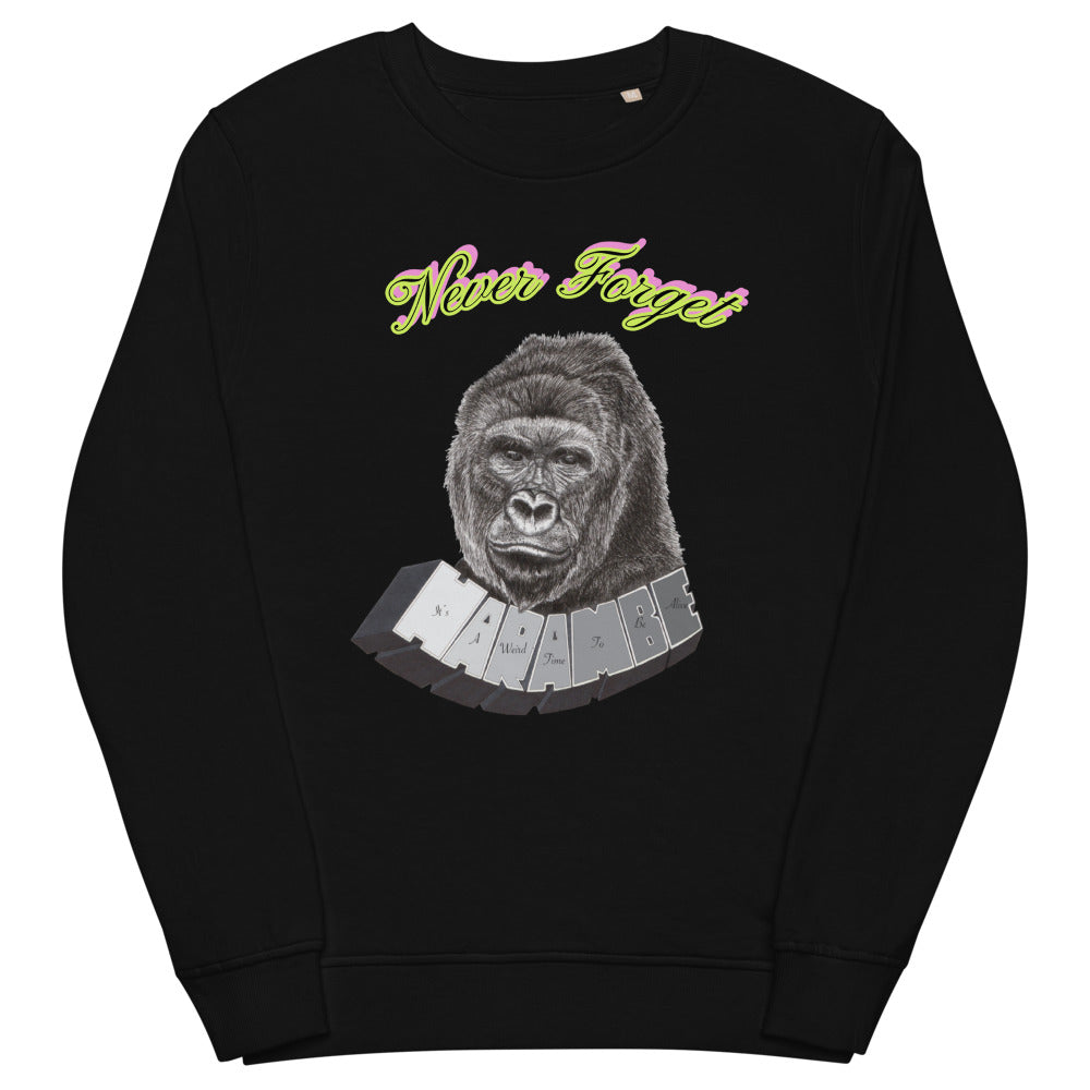 Harambe Forever organic sweatshirt