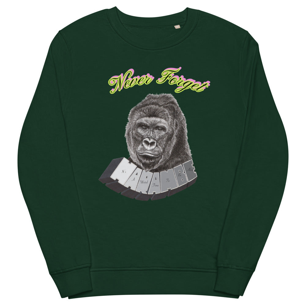 Harambe Forever organic sweatshirt