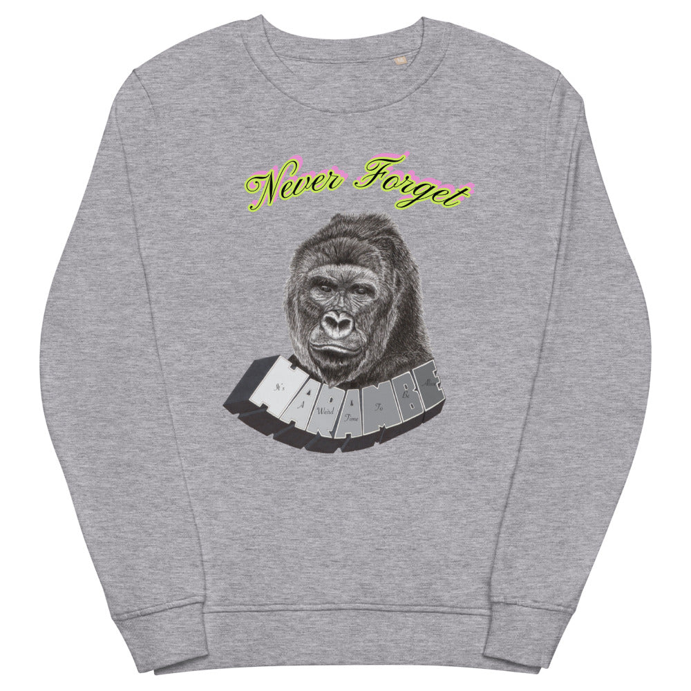Harambe Forever organic sweatshirt