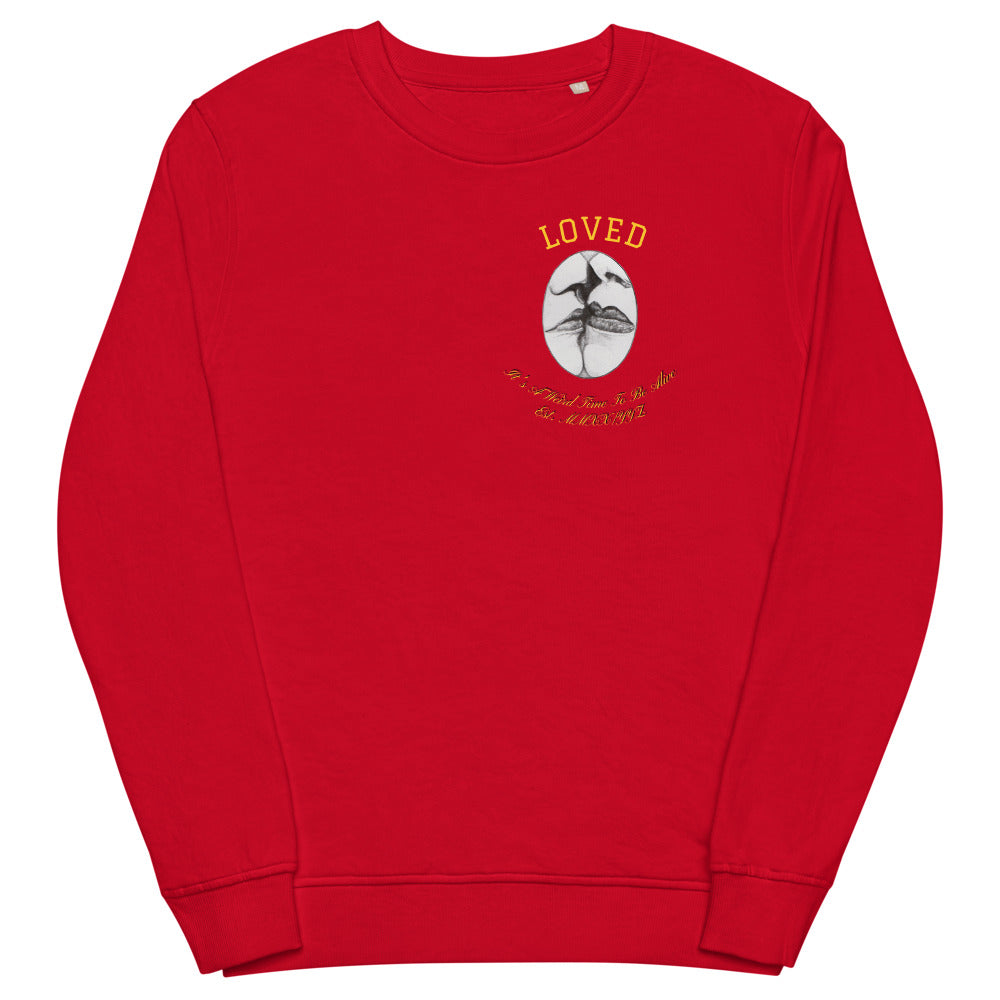 The Kiss Lightweight Organic Sweatshirt