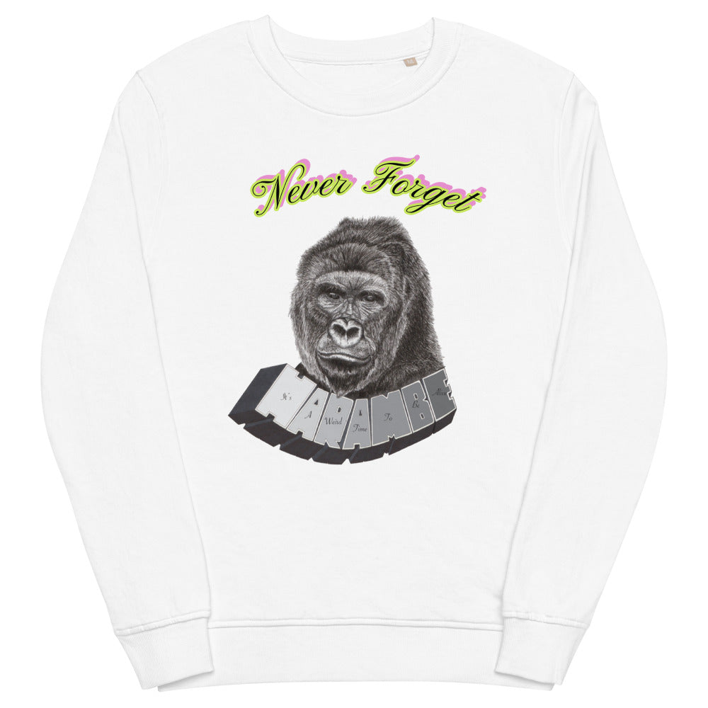 Harambe Forever organic sweatshirt