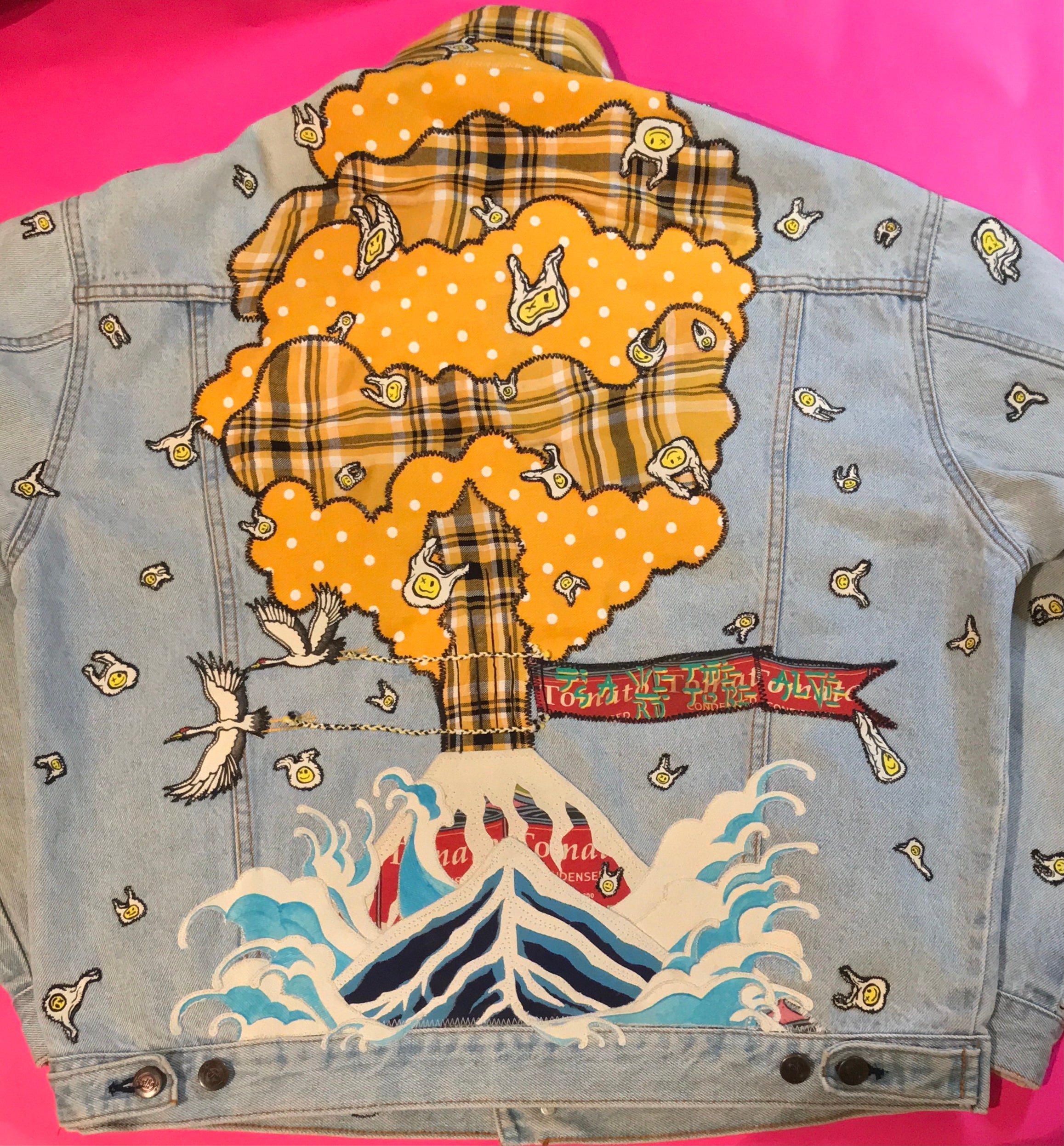 *RAFFLE ITEM* IAWTTBA Upcycled Plastic Apocalypse Jean Jacket