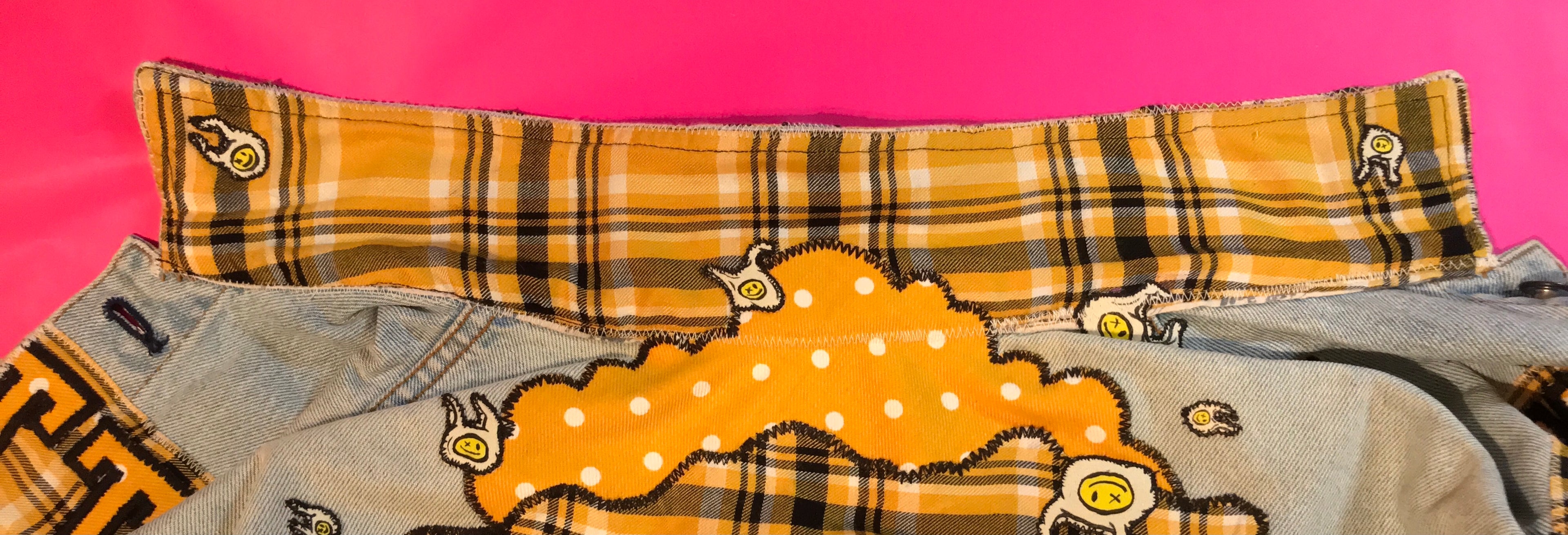 *RAFFLE ITEM* IAWTTBA Upcycled Plastic Apocalypse Jean Jacket