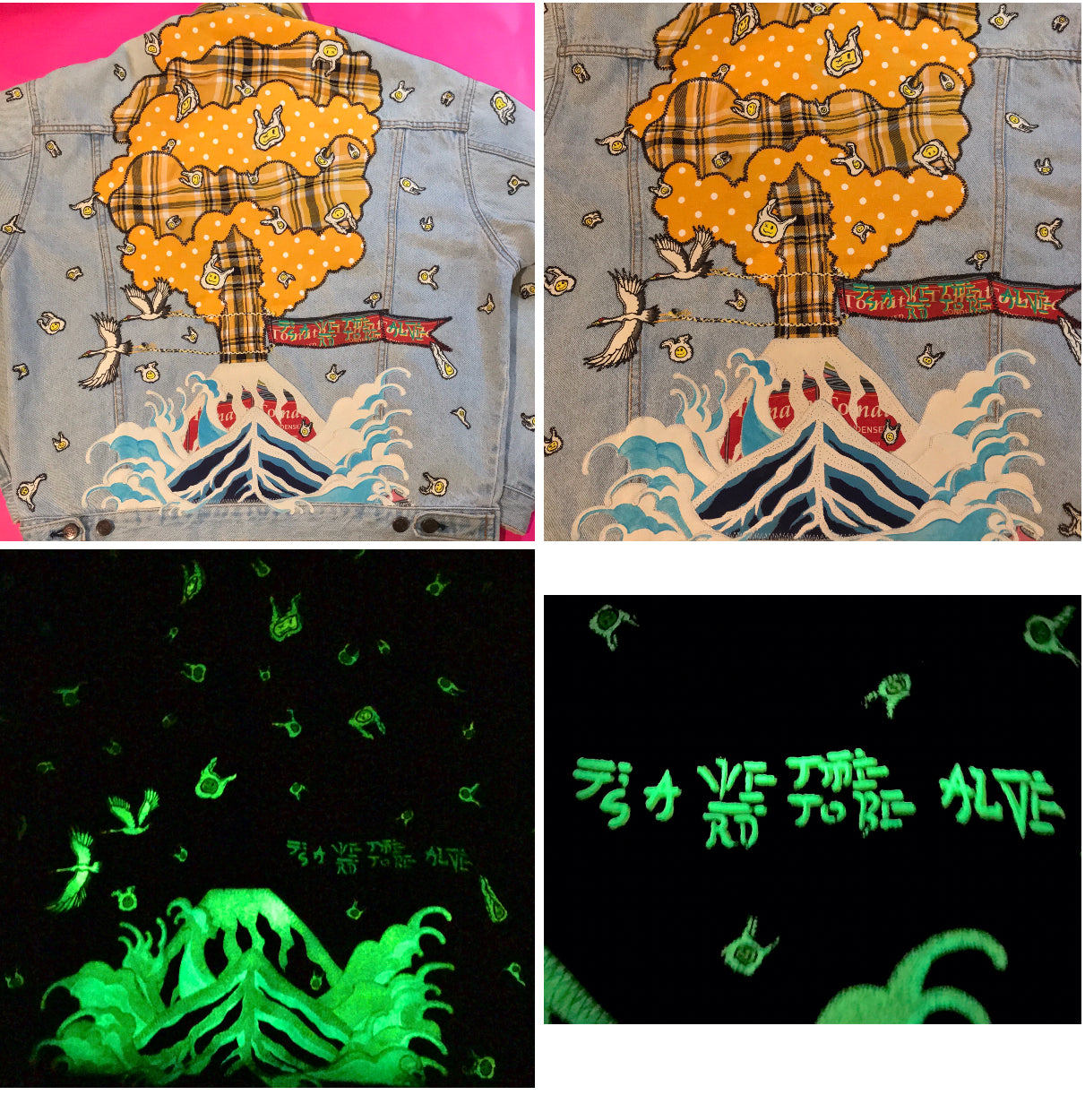 *RAFFLE ITEM* IAWTTBA Upcycled Plastic Apocalypse Jean Jacket