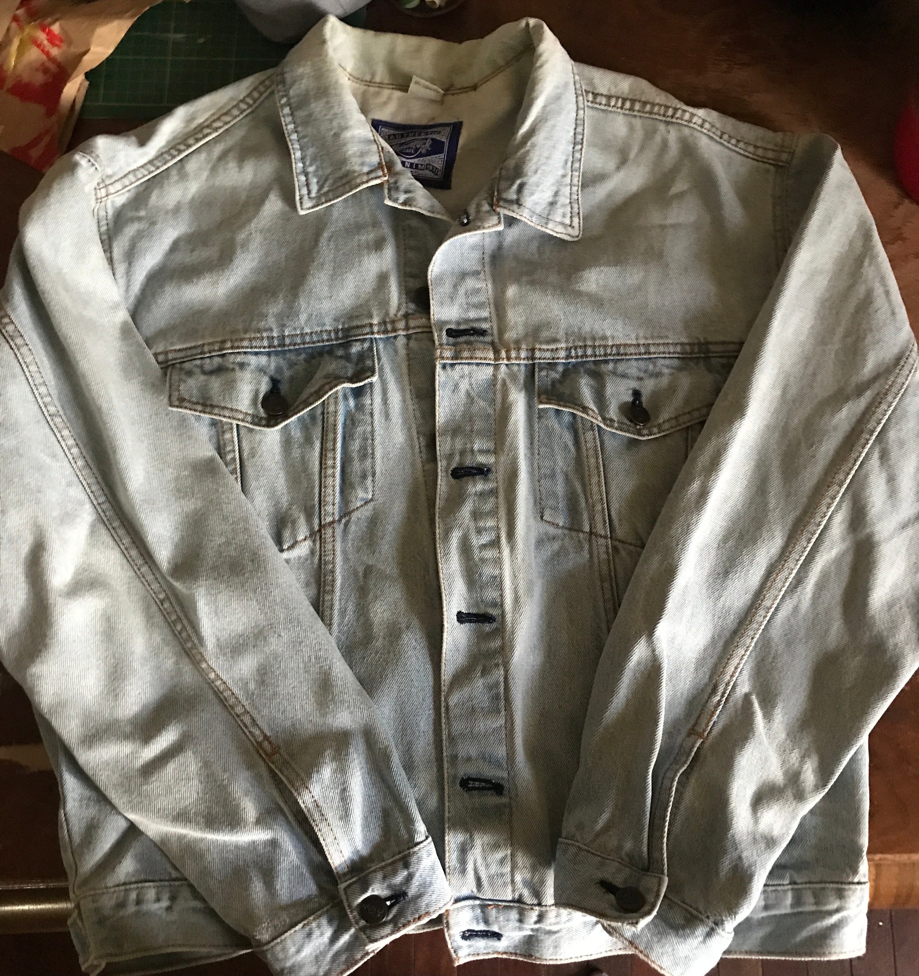 *RAFFLE ITEM* IAWTTBA Upcycled Plastic Apocalypse Jean Jacket