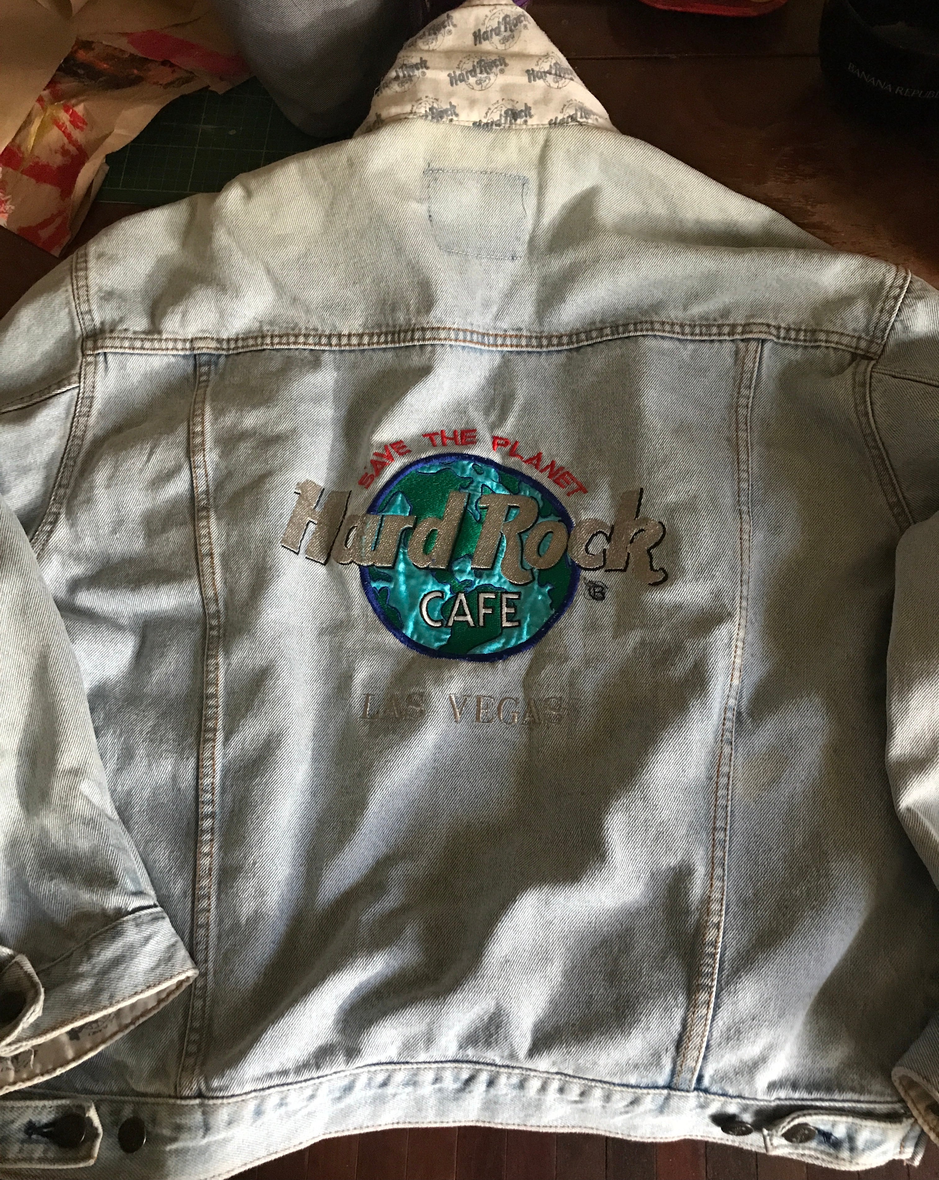 *RAFFLE ITEM* IAWTTBA Upcycled Plastic Apocalypse Jean Jacket